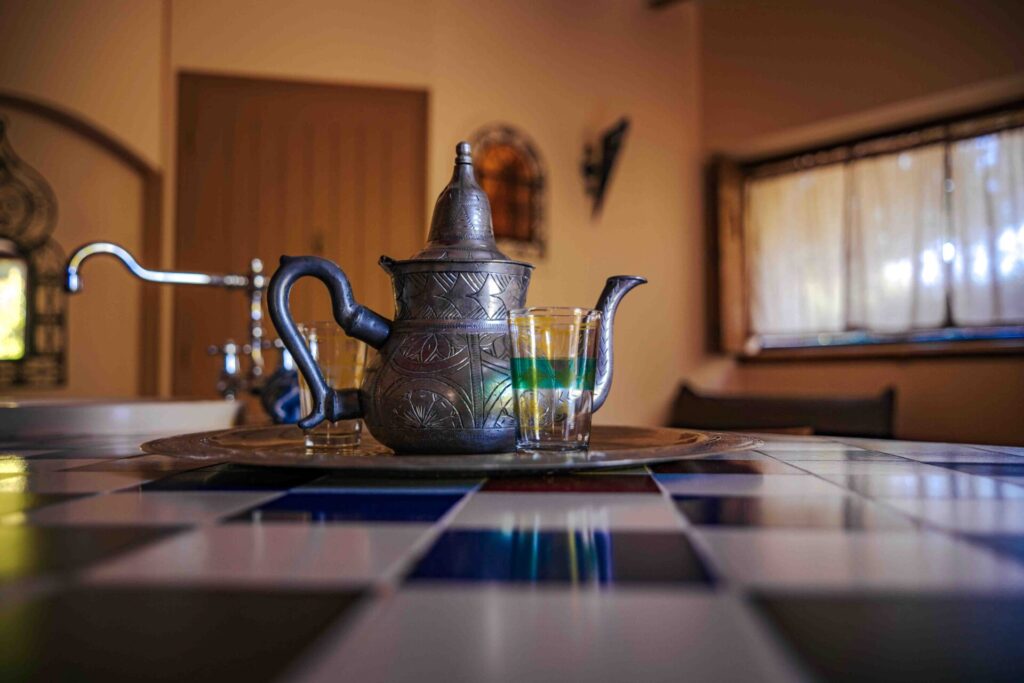 Chambre Maroc Valsoyo thé à la menthe
