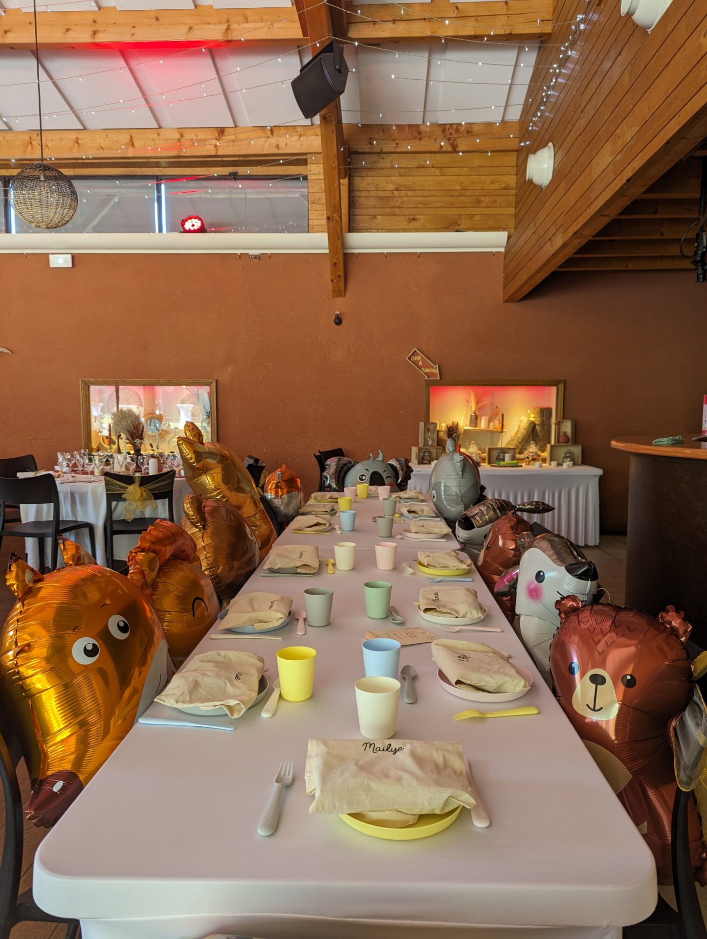 fête de baptême Valsoyo repas
