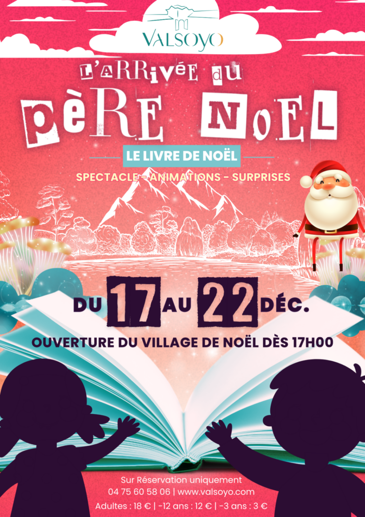 Affiche des soirées de Noël 2024 à Valsoyo