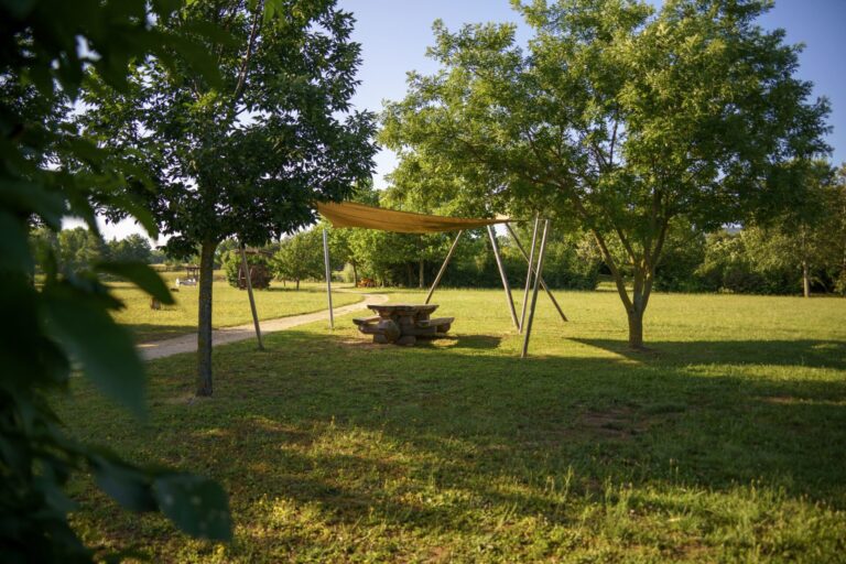 Les espaces extérieurs du domaine, idéals pour un pique-nique en pleine nature
