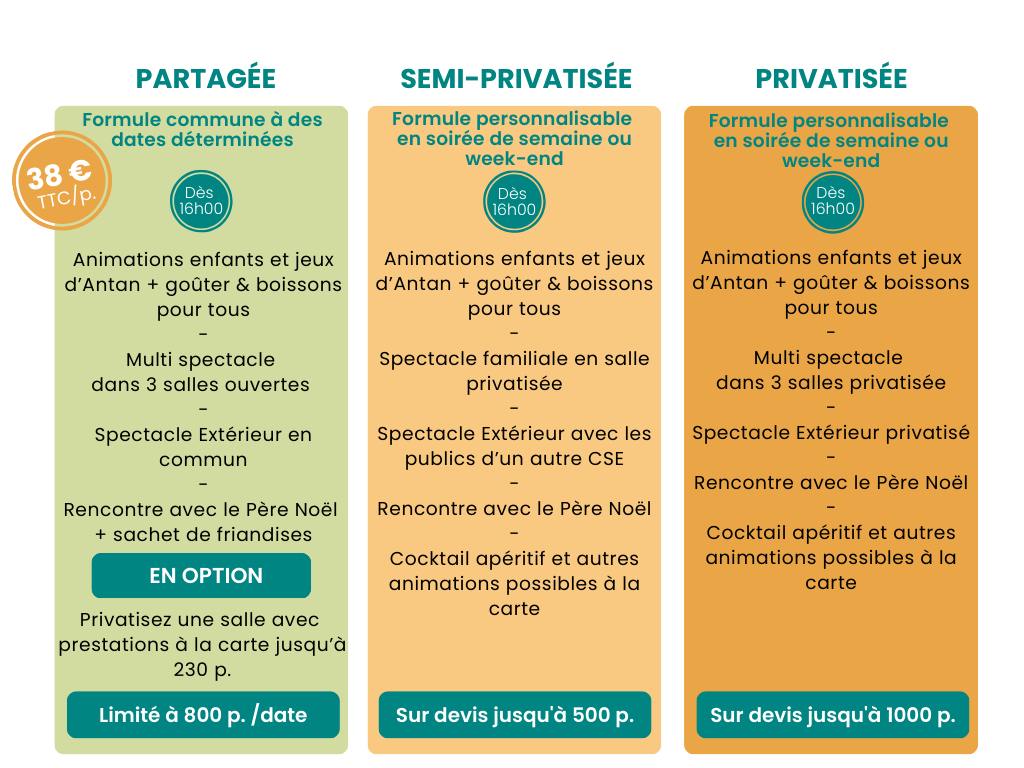 Nos formules 100% clé en main pour les arbres de Noël à destination des CSE dans la Drôme